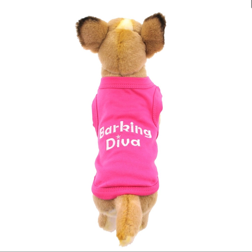 Parisian Pet Barking Diva dog t shirt